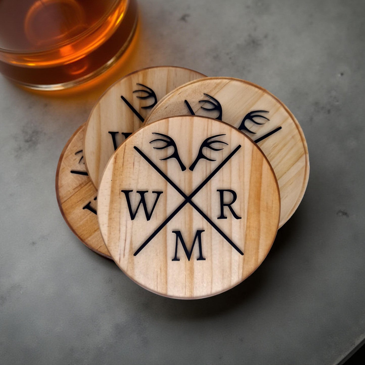 Personalised Initials Coasters