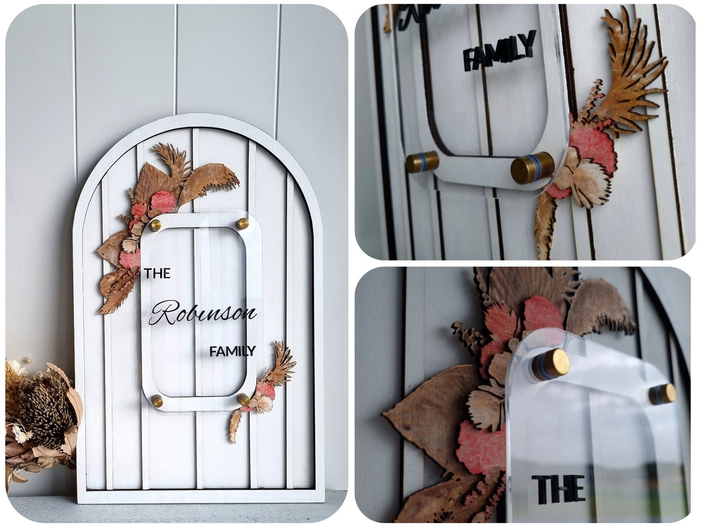 Fully Customised Family Name Sign