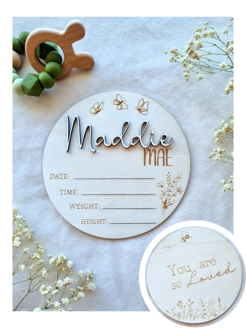 Baby Announcement Card