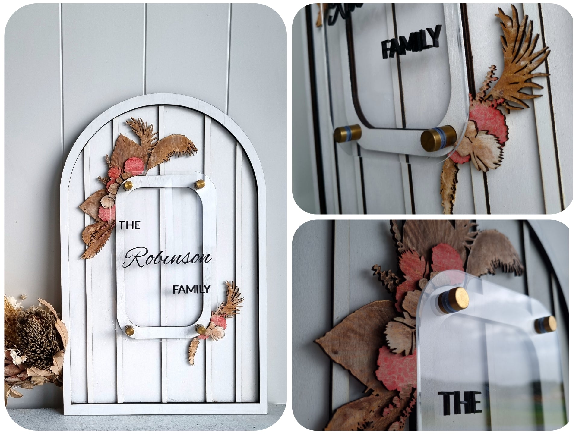 Fully Customised Family Name Sign