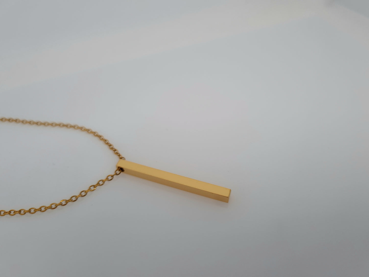 Engraved Pendant Necklace